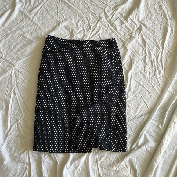Jupe J.Crew Imprimé Timbres Et Points Taille 8 - Mini-jupe Excellente état, Style Décontracté Chic